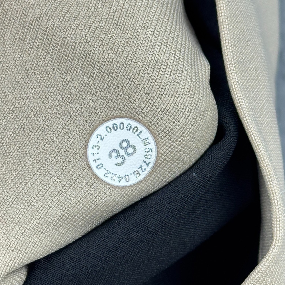 Lululemon Pants Men 38 Beige ABC Slim Fit 30"‎ Warpstreme Flat Front M5972S - Picture 4 of 13